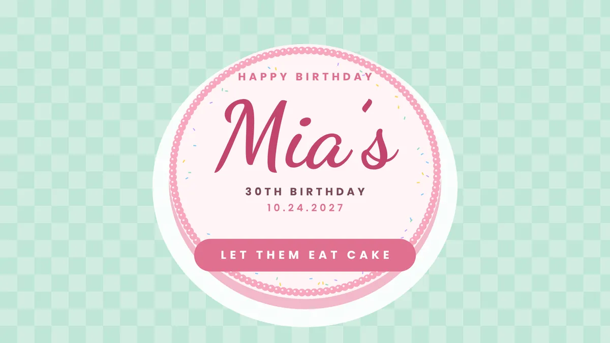 Bento Cake photo booth start screen