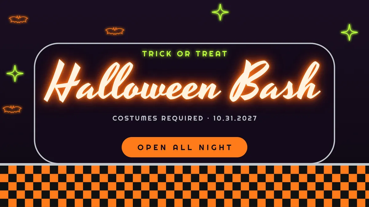 Diner After Dark photo booth start screen