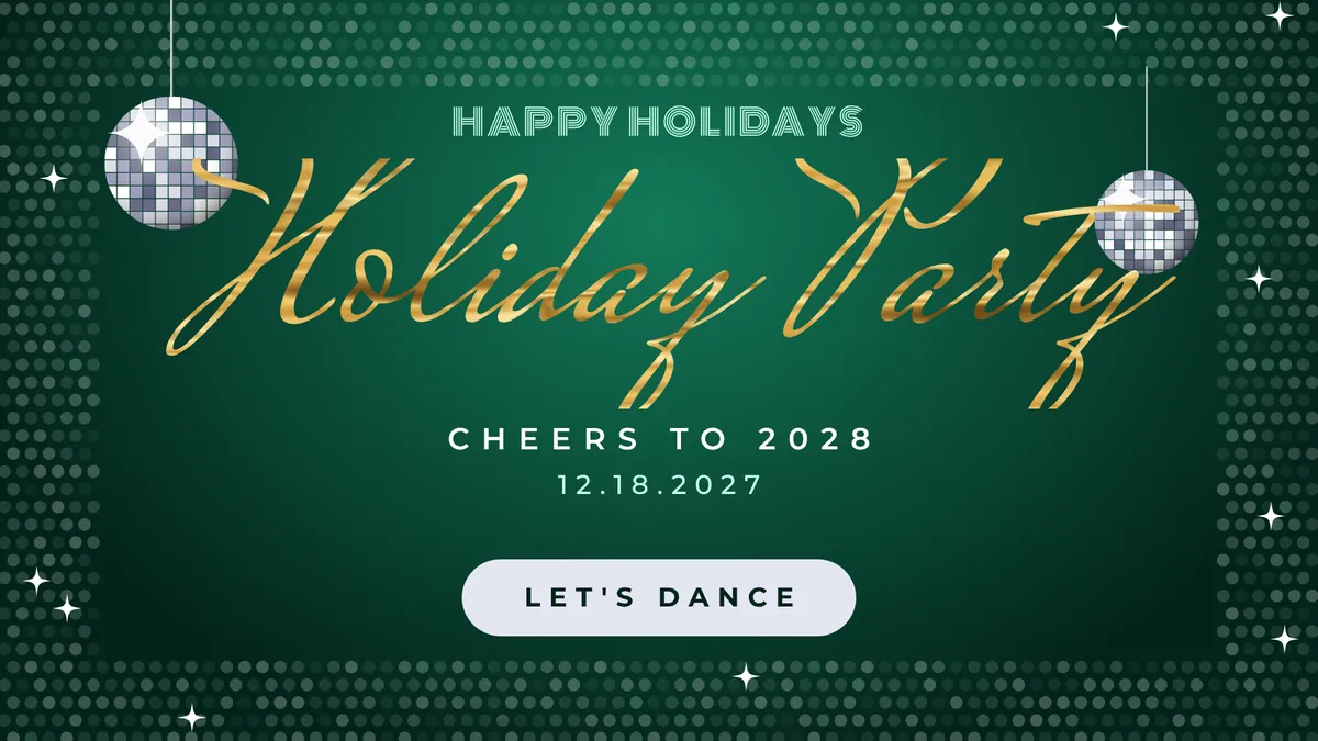 Emerald Disco photo booth start screen