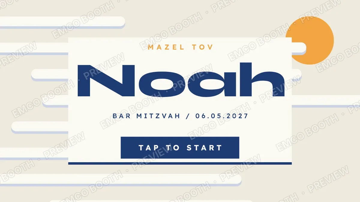 Tel Aviv Bauhaus photo booth start screen